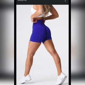 NVGTN PRO SEAMLESS SHORTS IN COLBALT BLUE NWT